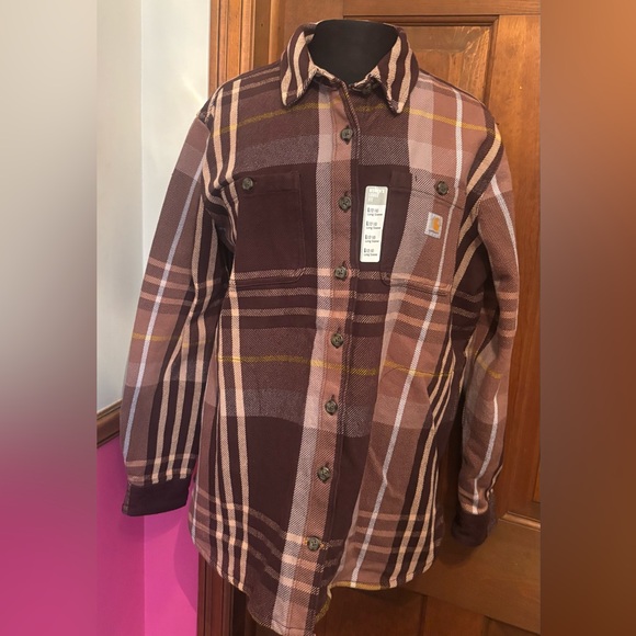 Carhartt Tops - Carhartt Women's Loose Fit Heavyweight Twill Long Sleeve Shirt L (12-14)